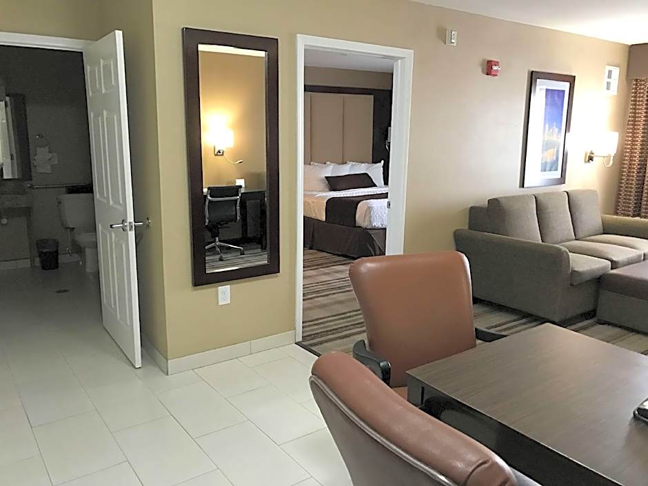 Photo 1 of 4 of 1 King Bed with Sofabed Suite, Accessible, Roll in Shower