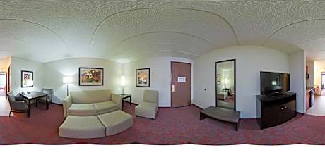 King Suite with Sleeper Sofa Shower Non-Smoking