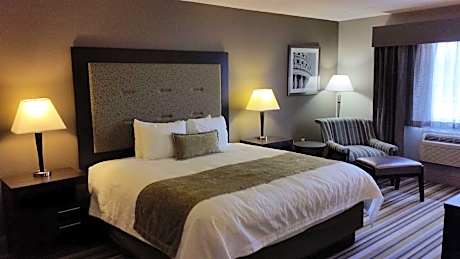 1 King Bed, Non-Smoking, High Speed Internet Access, Desk, Microwave And Refrigerator, Coffee Maker,