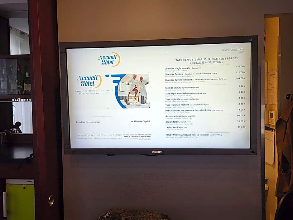 Accueil Hotel Paris Pigalle Montmartre