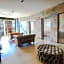 Cozy Bed in mixed room