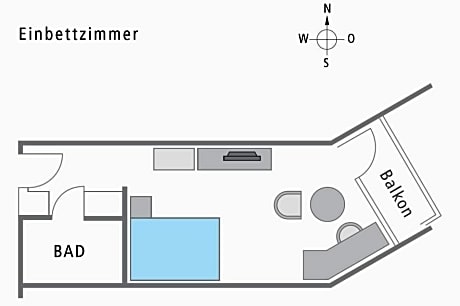 Single Room - Upper Level