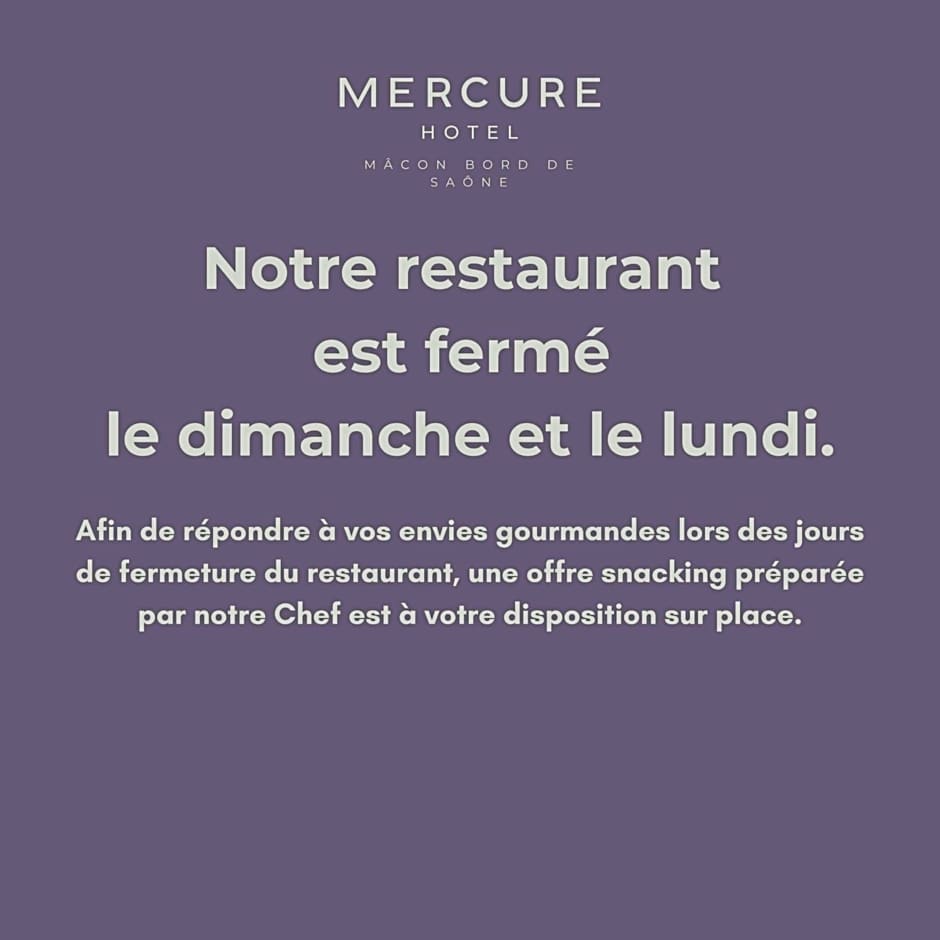 Mercure Mâcon Bord de Saone