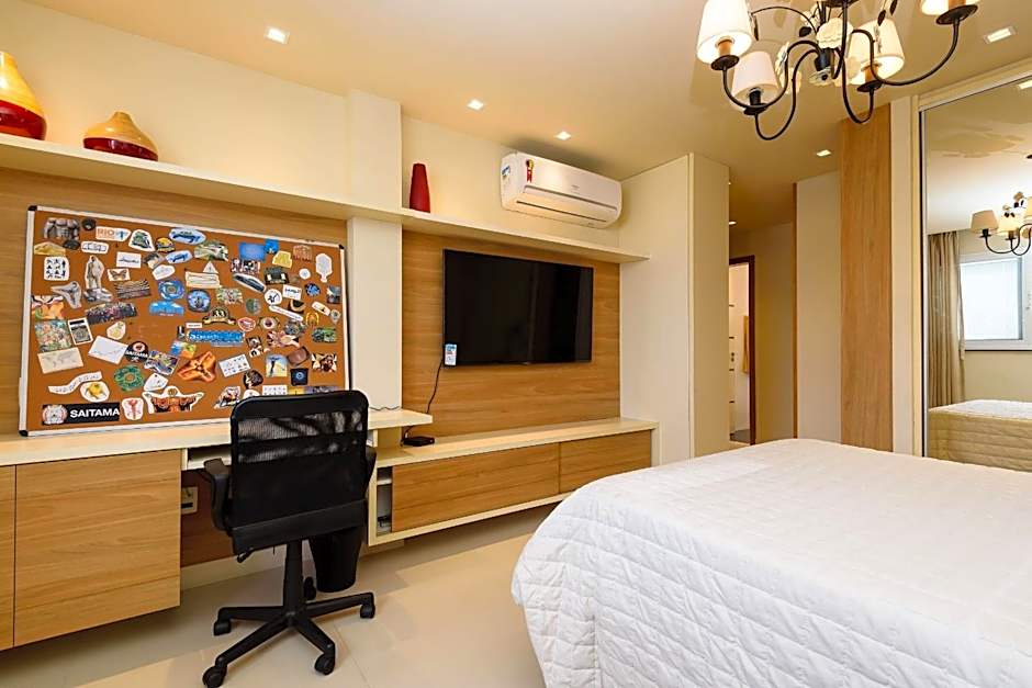 Varanda vista mar Copacabana