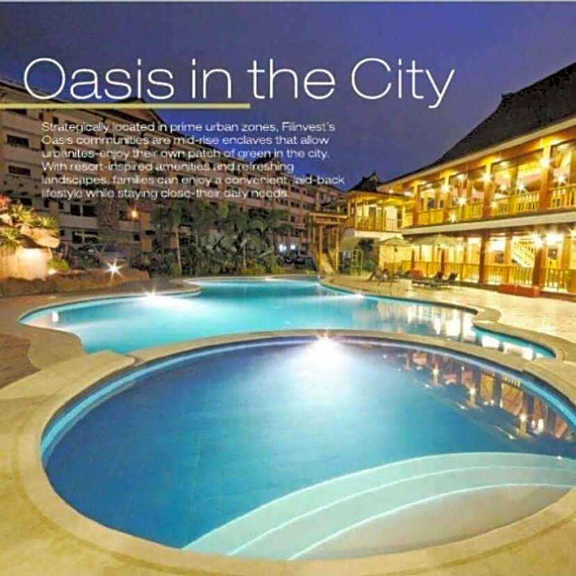 One oasis A2, shortwalk SM MALL Free POOL Kitchen