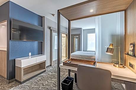 King Suite with Bathtub, Transfer Shower and Trundle Sofa - Mobility Access