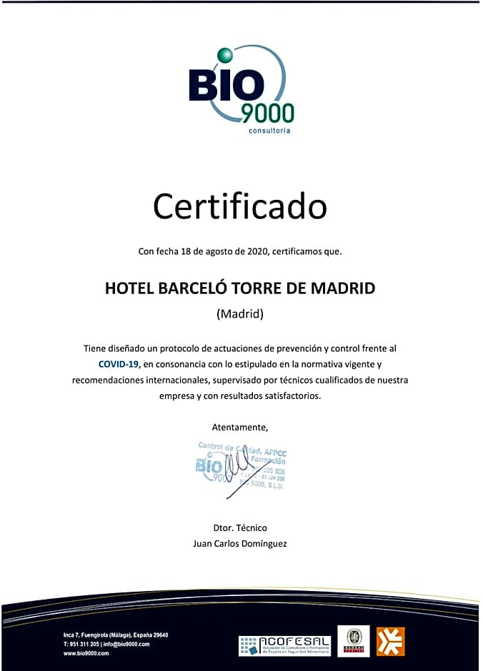 Barcelo Torre de Madrid