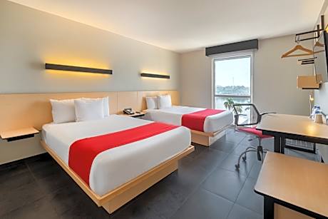 TWO DOUBLE BEDS