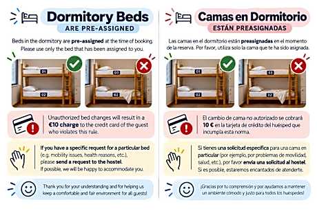 Bed in 6-Bed Mixed Dormitory Room