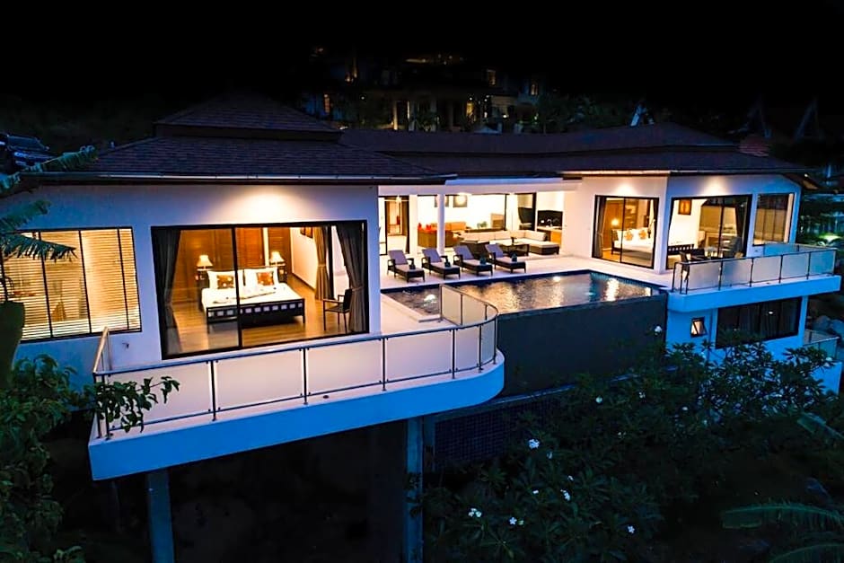 Sunny Banks - Modern Sea View 4 Bed Pool Villa