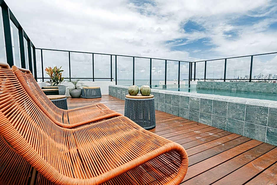 Studio no Bessa à 50m da praia