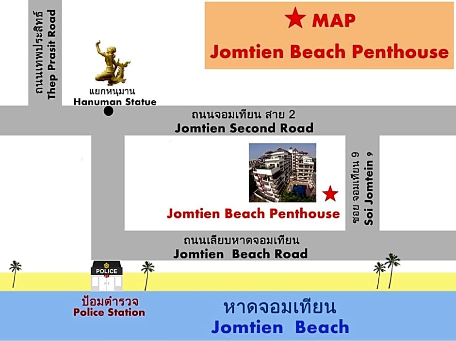 Jomtien Beach Penthouses Condo