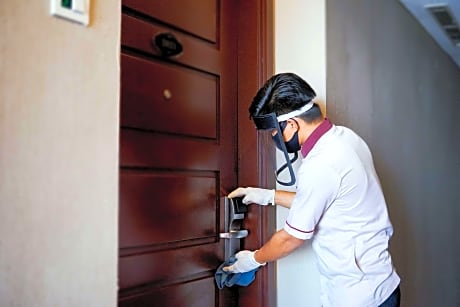 1 Double Bed, Smoking Room, Deluxe Room, Wi-Fi, Safe, City View, Full Breakfast