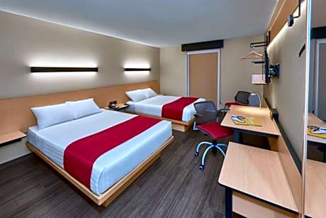 TWO DOUBLE BEDS