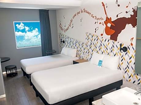 Standard Room with Twin Double Beds