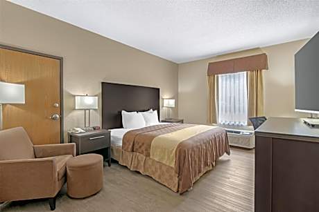 King Room with Roll-in Shower - Pet Friendly/Mobility Accessible