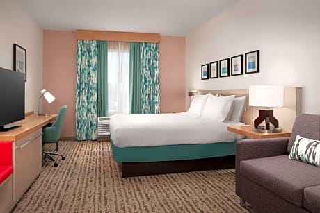 1 King Bed