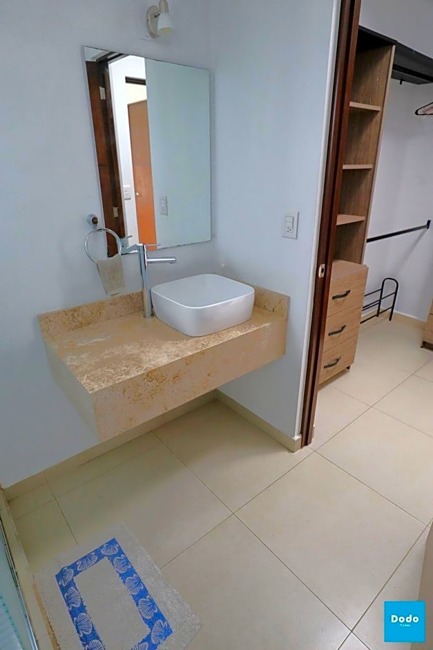 Residencial privado con alberca a 3 min. de la playa