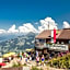 Hocheckhuette On Top of the Kitzbuehel Hahnenkamm Mountain