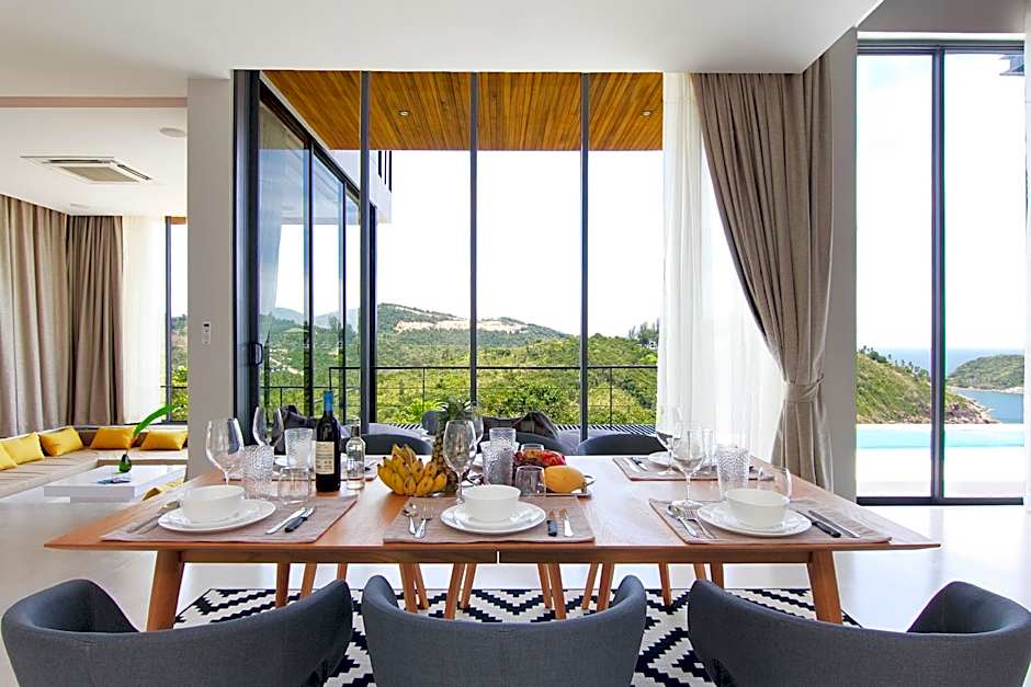 Luxury Sea and Sunset View 4BR 4BA Pool Villa