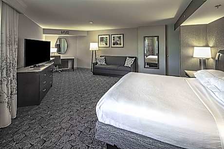 1 King Bed Junior Corner Suite Non Smoking Comp Wifi - Shower Only - Fridge-sitting Area Hbo - Sweet