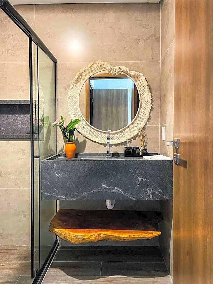 Casa Waua | PÉ NA AREIA, rooftop, borda infinita