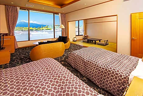 Room with Tatami Area with Mt. Fuji View