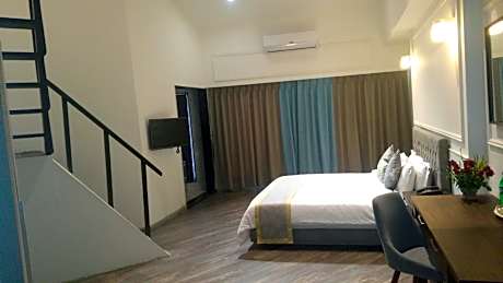 Attic Family Room for 2 Adults and 2 Children