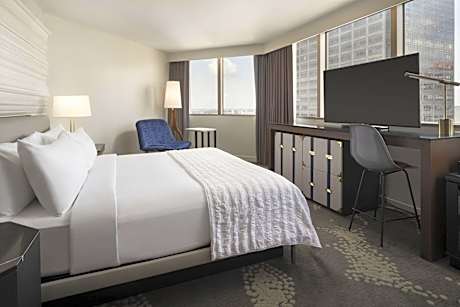 Larger Guest room, 1 King, City view