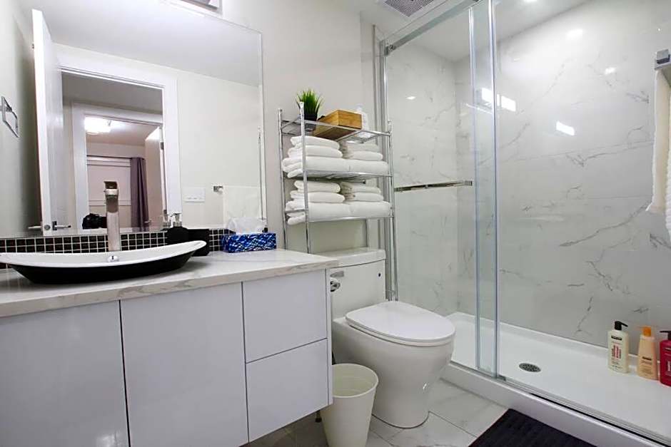 Executive Bsmt Suite, King Bed, 5 min to DT & Whyte Ave, Sleeps 6!