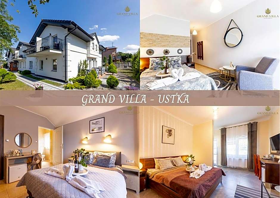 GRAND VILLA USTKA- POKOJE z BALKONAMI I TARASAMI, PARKING W CENIE !