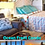 COUPLES GETAWAY, HONEYMOON SWEET, Perfectly Cozy Beach Front Condo with kitchen, pool, free parking,CHECK-IN AT DOOR