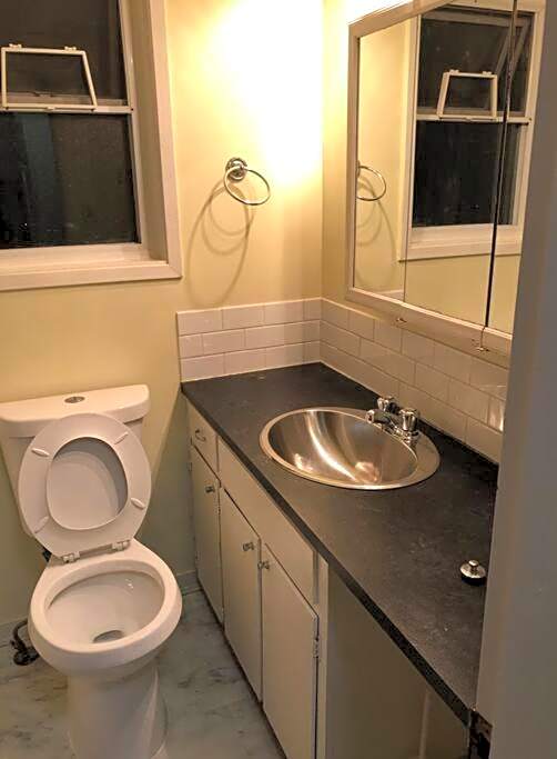 Room in an upper level 4 bedroom-1bathroom home on a quiet tree lined street