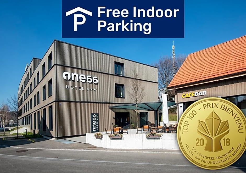 Hotel one66 (free parking garage)