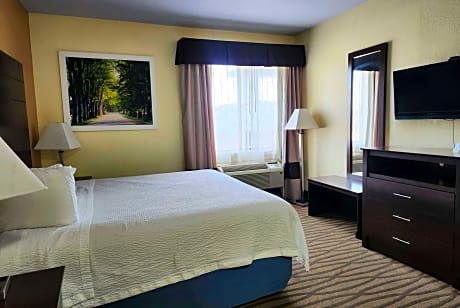 1 King Bed Mobility Accessible Room Non-Smoking
