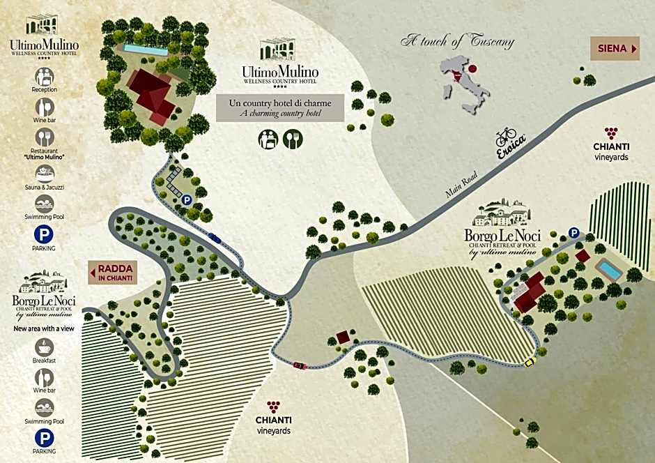 Borgo Le Noci Chianti Retreat & Pool