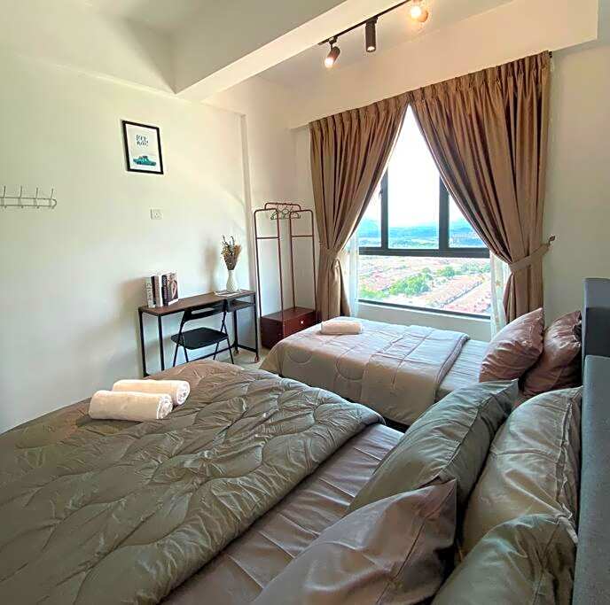 Ipoh Stylish Cozy Stay Meru Casa Kayangan 6Pax 2FreeParking