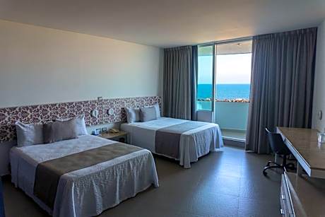 Double Room with Two Double Beds with Balcony