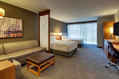 Queen Room with Two Queen Beds and Sofa Bed