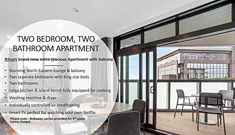 Two-Bedroom King Apartment with Kitchen