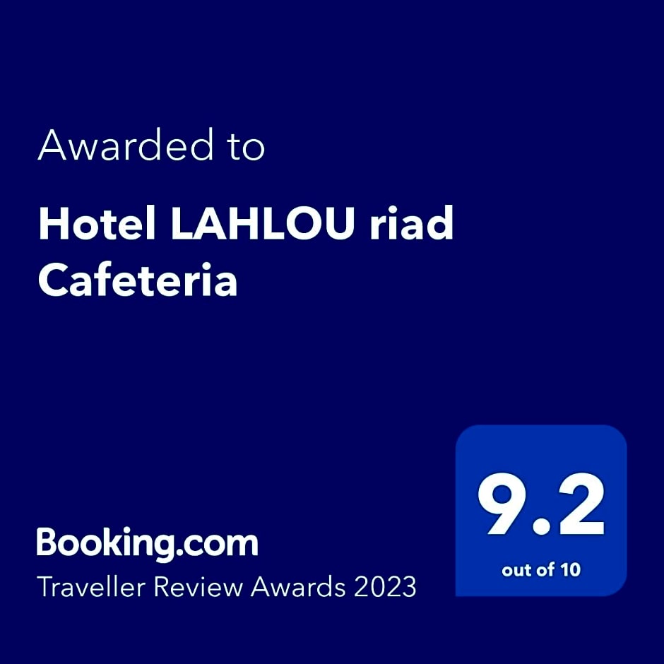 Hotel LAHLOU riad Cafeteria