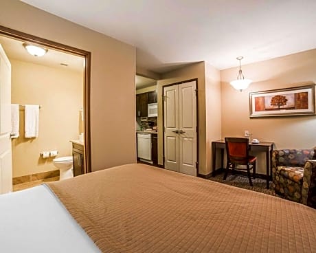 1 Queen Bed, Efficiency, Suite, Nonsmoking