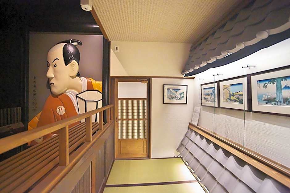 Hida Takayama Ukiyoe Inn Painting