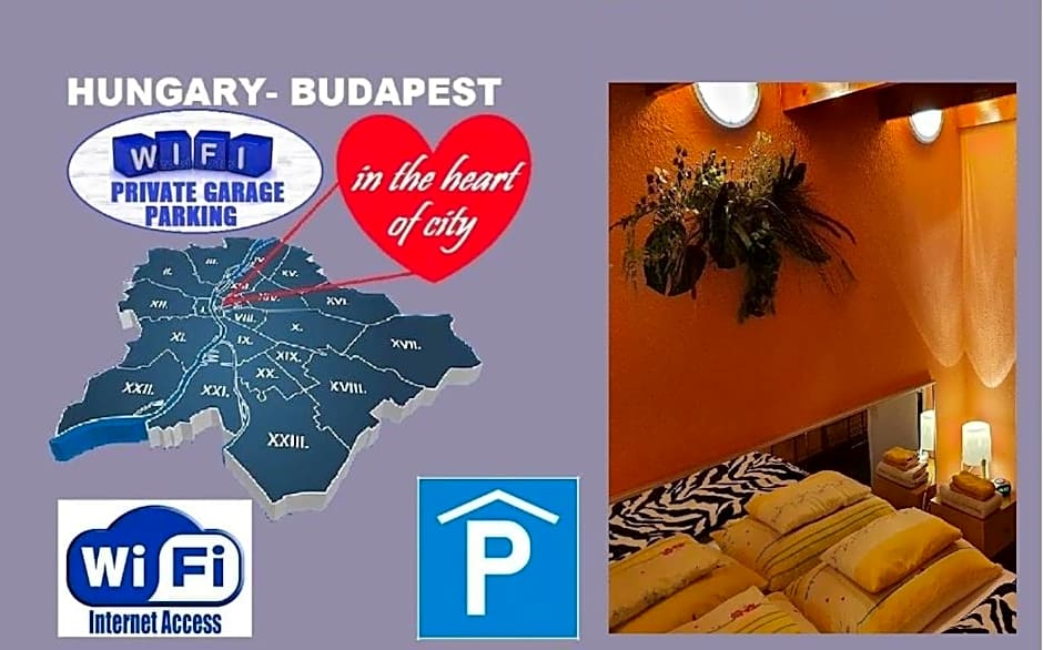 "hotel30" ROOMS in the centrum -free garage parking