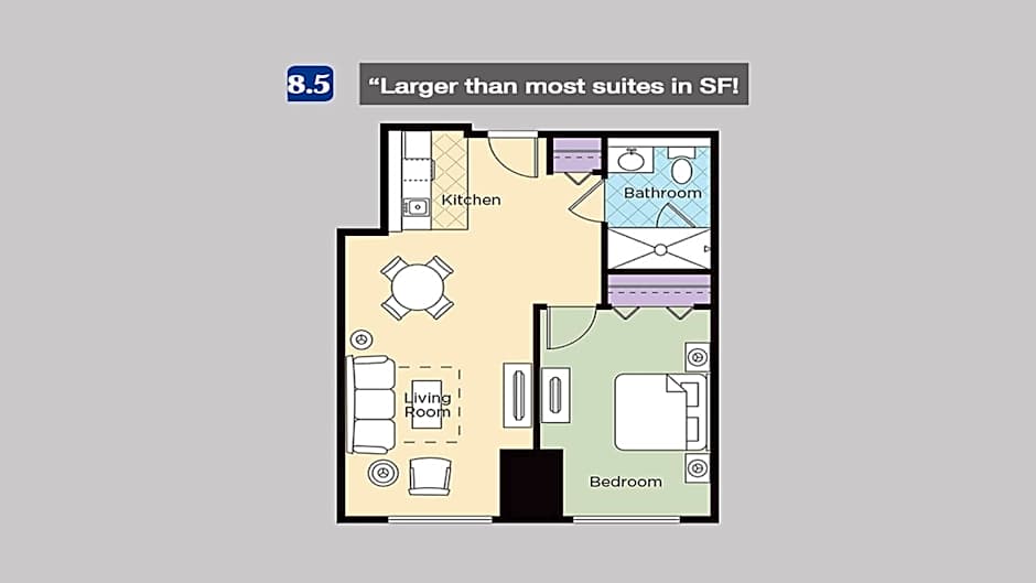 Deluxe Union Square Suites – San Francisco, CA