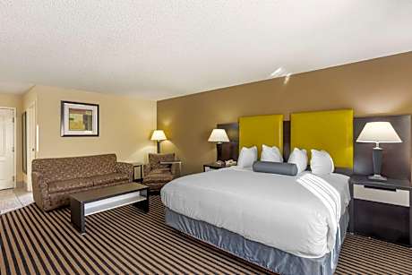 1 King Bed Non-Smoking Sofabed Microwave And Refrigerator Wi-Fi Full Breakfast