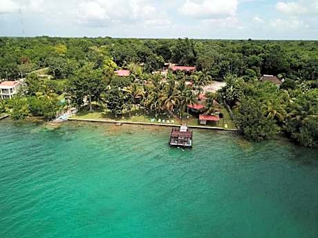 Coras Place Bacalar Lagoon front