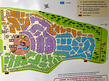 Mobil-home 4 places climatisé dans camping 4*