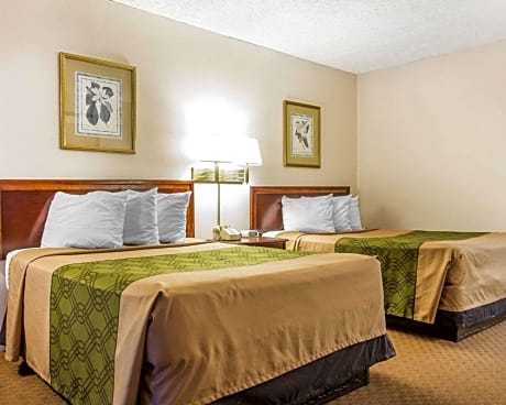 2 Double Beds, Smoking, Accessible