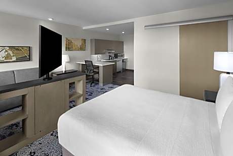 Queen Studio Suite with Sofa Bed and Roll-In Shower - Kitchen